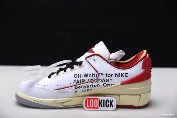 Rep Husky SP Jordan Red Off-White Low White Retro DJ4375-106 2 0604